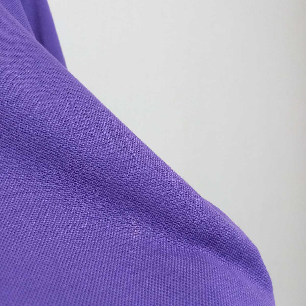 《漲る高級感 / マーセライズドコットン！》イタリア製 ラルフローレン パープルレーベル 鹿の子 ポロシャツ メンズ S 半袖 シャツの画像10