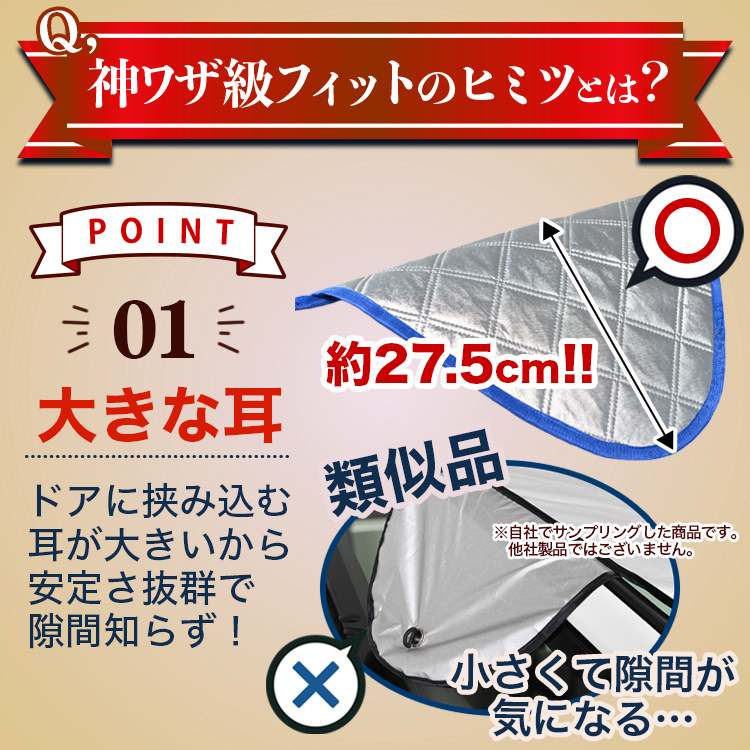 新発売 アクティバン GBD-HH5/6系 HH5 HH6 フロント ガラス 高熱防止 カバー シート サンシェード 日除け 遮熱 02_画像4