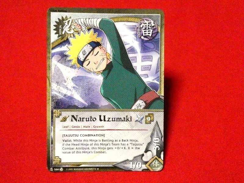 NARUTO Naruto (Наруто) английская версия TradingCard карта коллекционные карточки Naruto Uzumaki.... Naruto (Наруто) .566