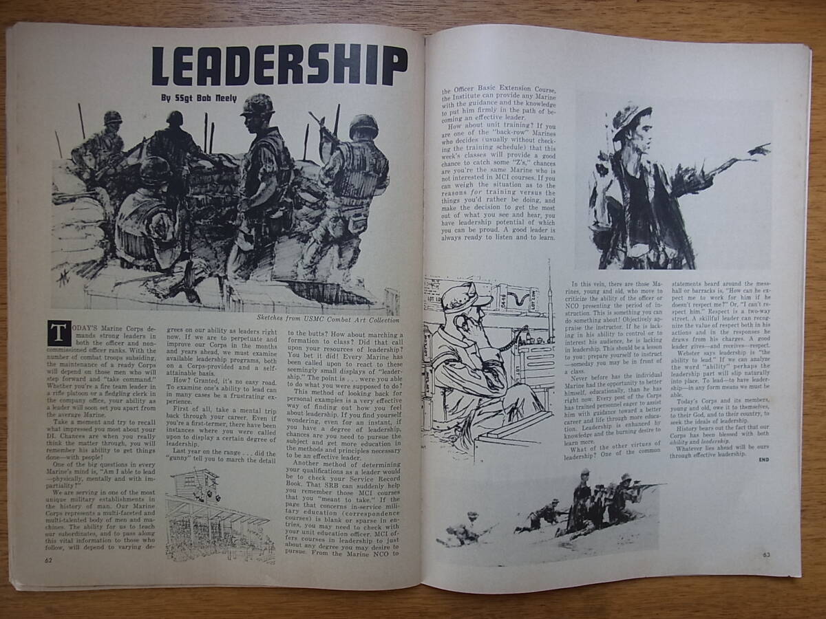 ヴェトナム戦争時代米海兵隊員の雑誌Leatherneck 1970年4月号の画像6