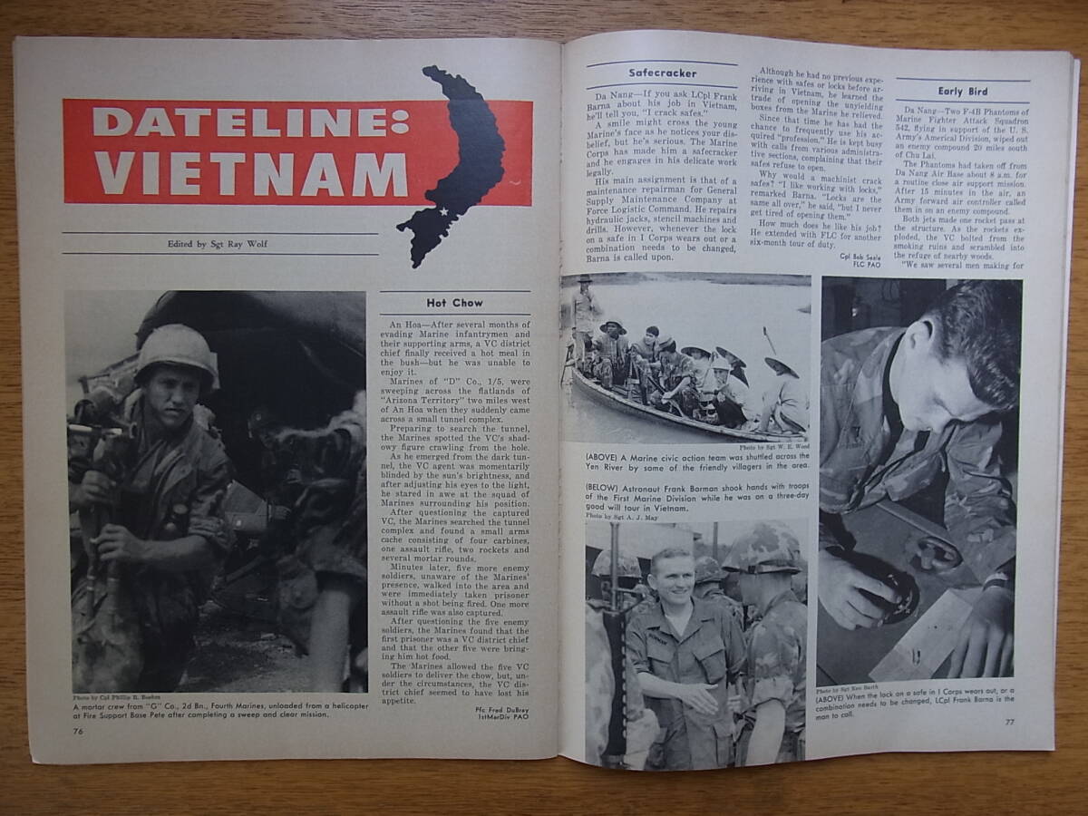 ヴェトナム戦争時代米海兵隊員の雑誌Leatherneck 1970年4月号の画像7