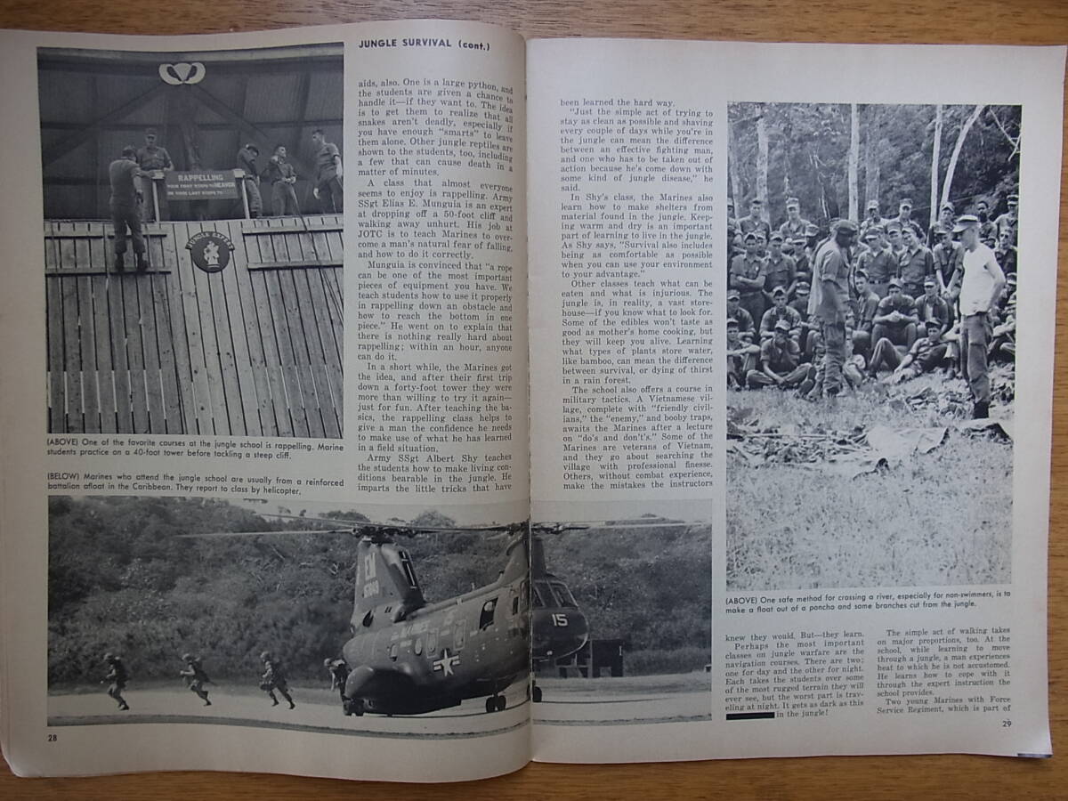 ヴェトナム戦争時代米海兵隊員の雑誌Leatherneck 1970年6月号の画像3
