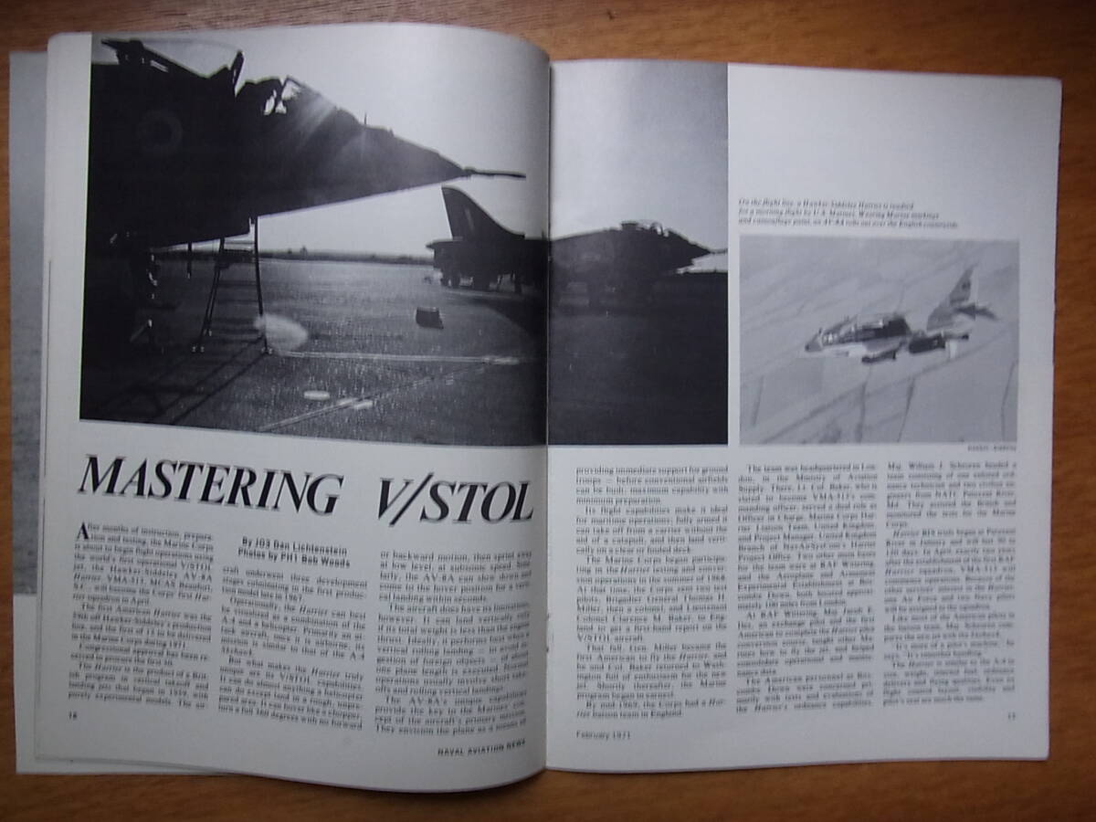 ヴェトナム戦争時代の米海軍航空隊の機関誌Naval Aviation News 1971年2月号の画像5