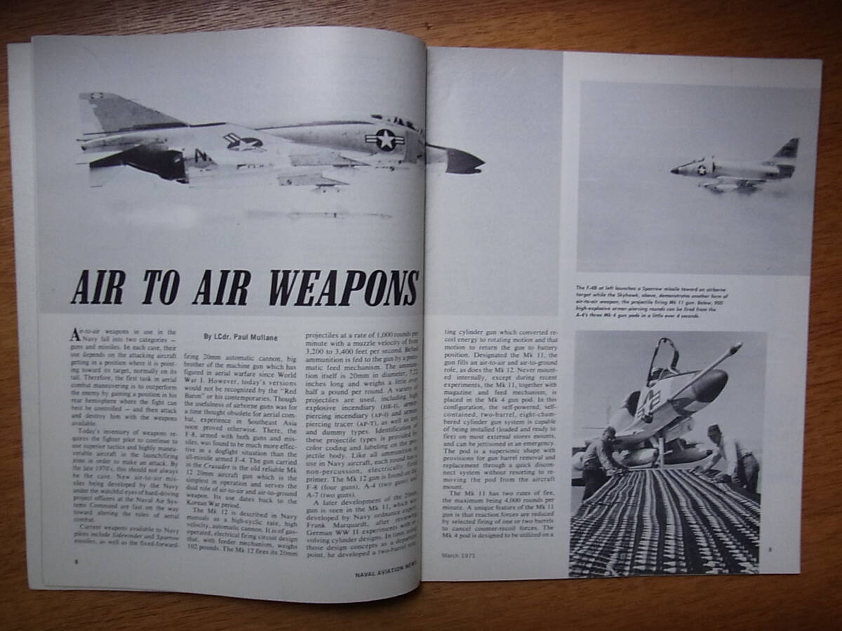 ヴェトナム戦争時代の米海軍航空隊の機関誌Naval Aviation News 1971年3月号の画像3