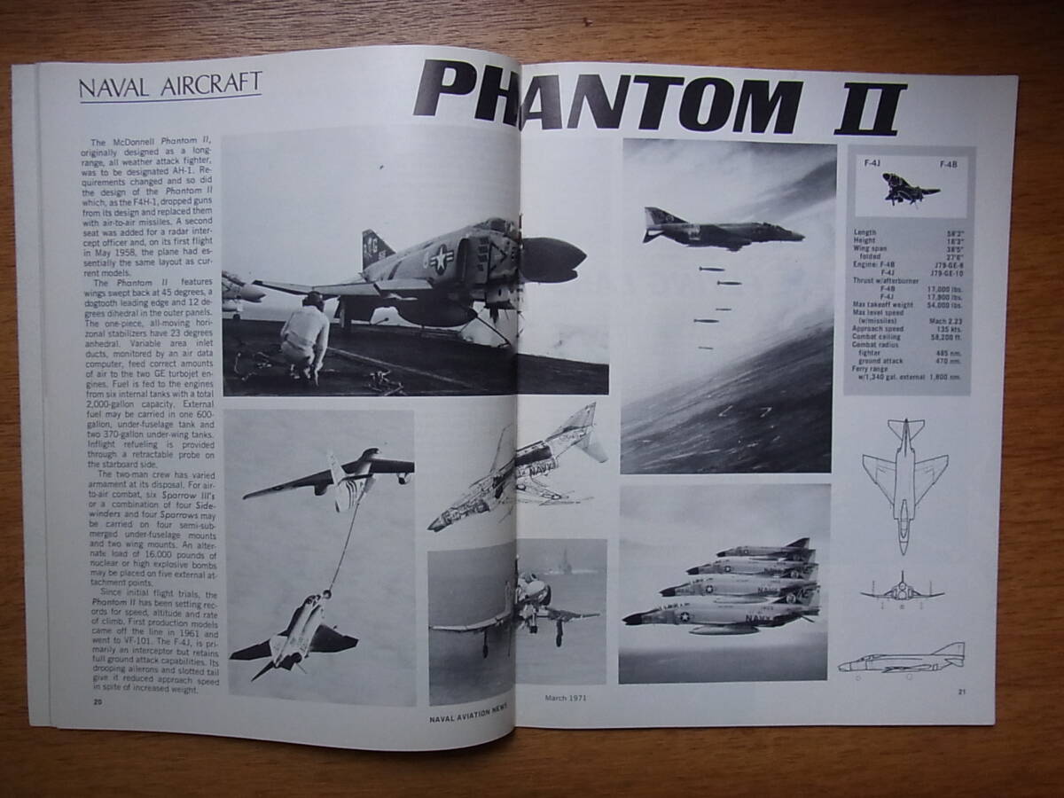 ヴェトナム戦争時代の米海軍航空隊の機関誌Naval Aviation News 1971年3月号の画像5