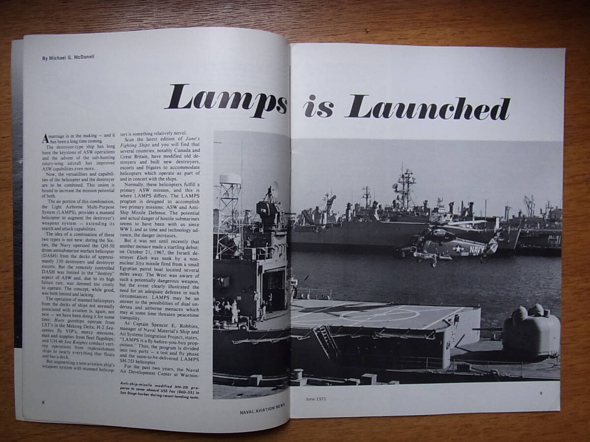 ヴェトナム戦争時代の米海軍航空隊の機関誌Naval Aviation News 1971年6月号の画像3