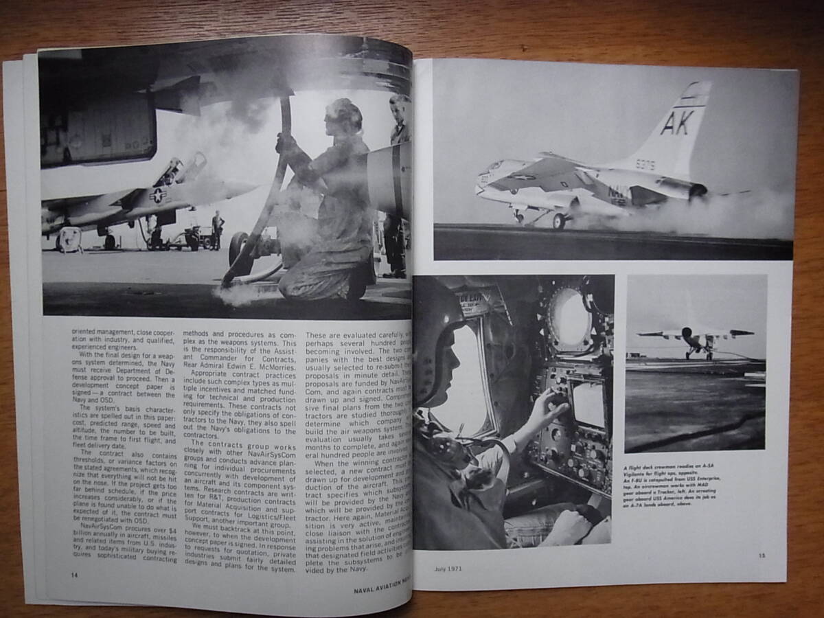 ヴェトナム戦争時代の米海軍航空隊の機関誌Naval Aviation News 1971年7月号の画像4