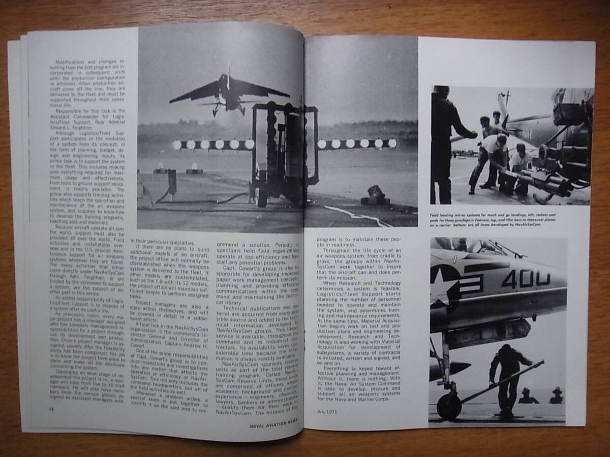 ヴェトナム戦争時代の米海軍航空隊の機関誌Naval Aviation News 1971年7月号の画像5