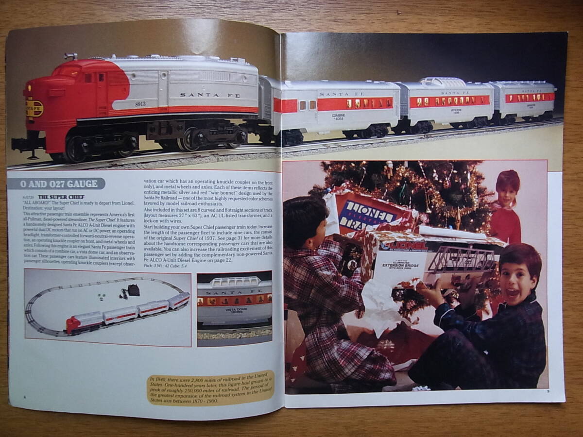 1993年アメリカの鉄道模型LIONEL Trainsのカタログの画像2