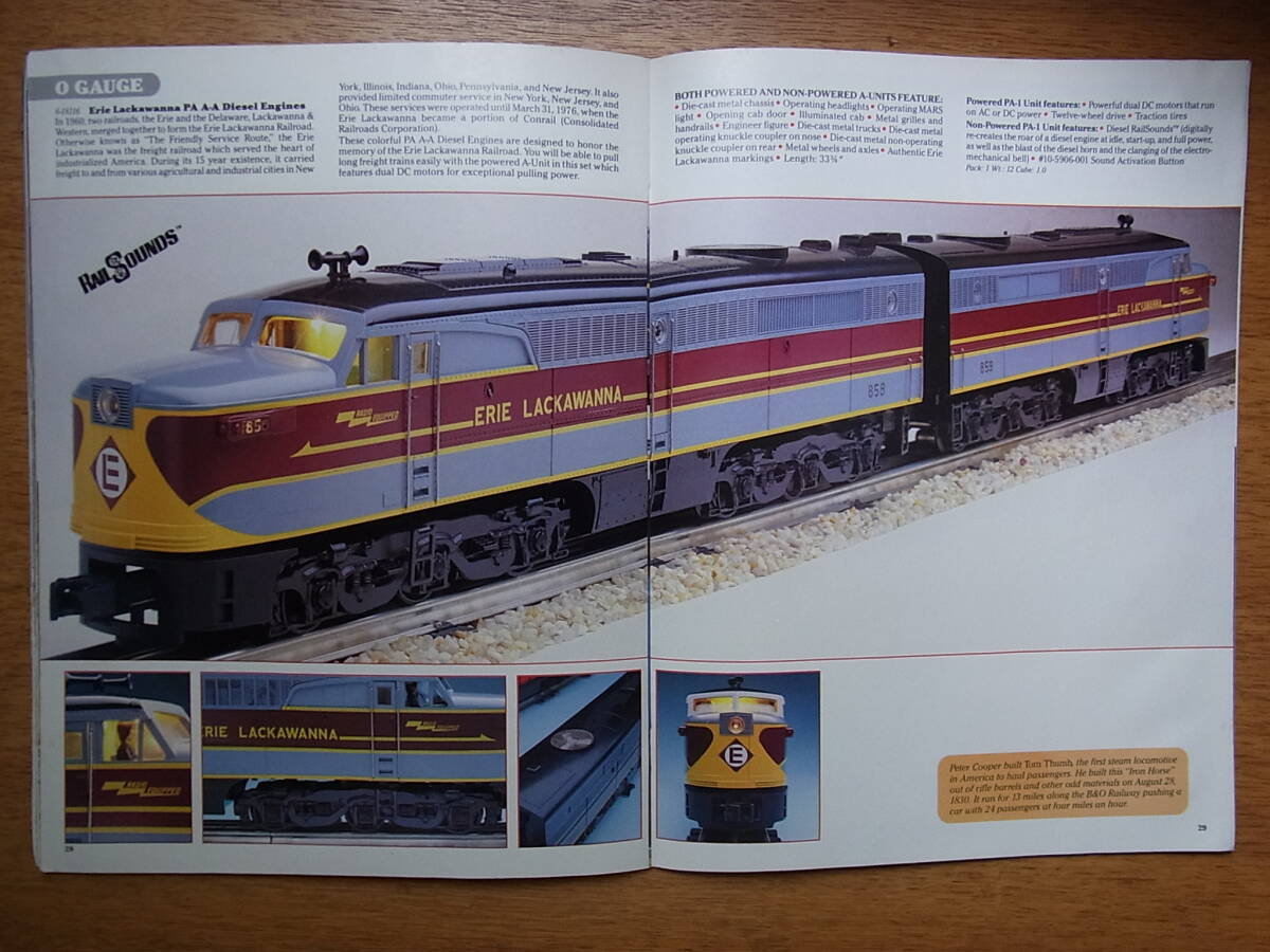 1993年アメリカの鉄道模型LIONEL Trainsのカタログの画像6
