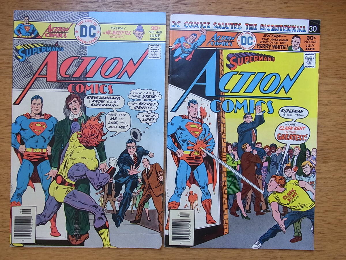 1976年アメコミ「Superman Action Comics」2冊_画像1