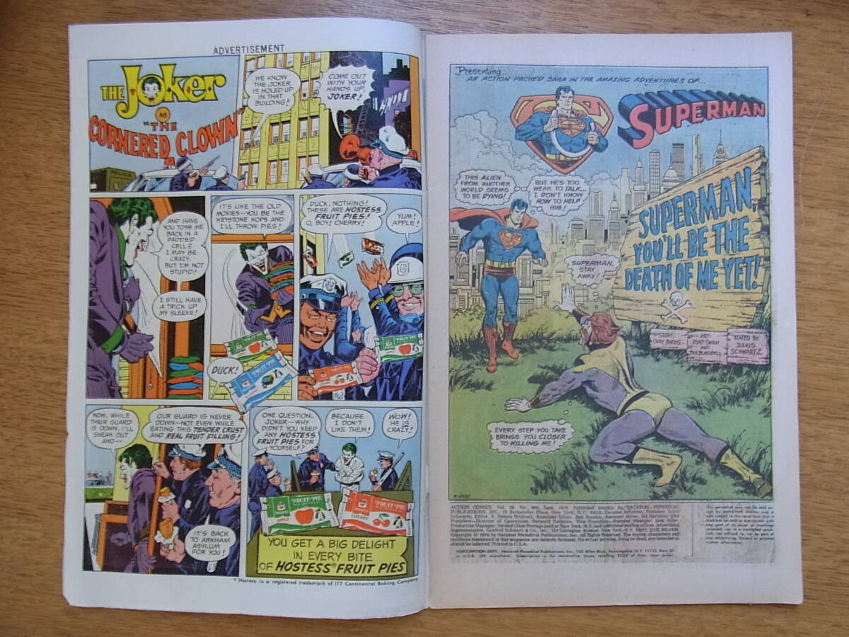 1976年アメコミ「Superman Action Comics」2冊_画像2
