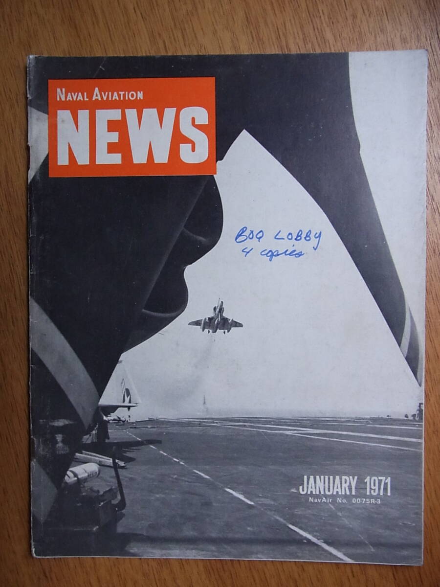 ヴェトナム戦争時代の米海軍航空隊の機関誌Naval Aviation News 1971年1月号の画像1