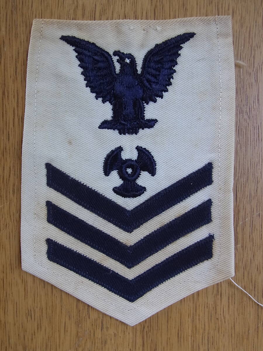 rWWll-朝鮮戦争時代の米海軍水兵の兵科階級章5枚の画像5