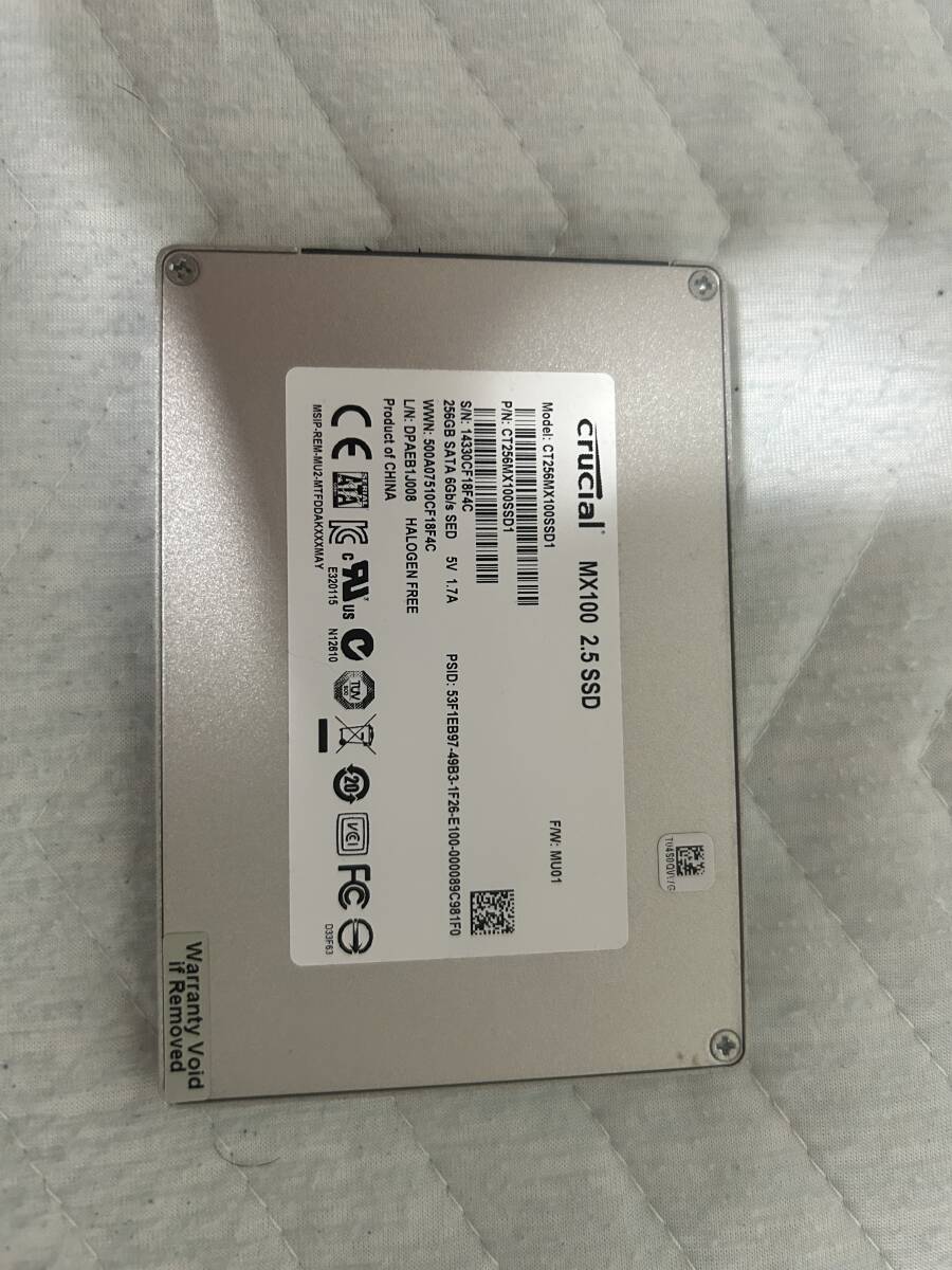 256GB 2.5 SATA SSD crucial MX100_画像2