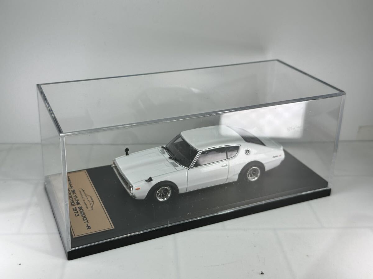 国産名車プレミアムコレクション 1/43(改) ニッサン スカイライン 2000GT-R (KPGC110) アルミ深リムの画像8