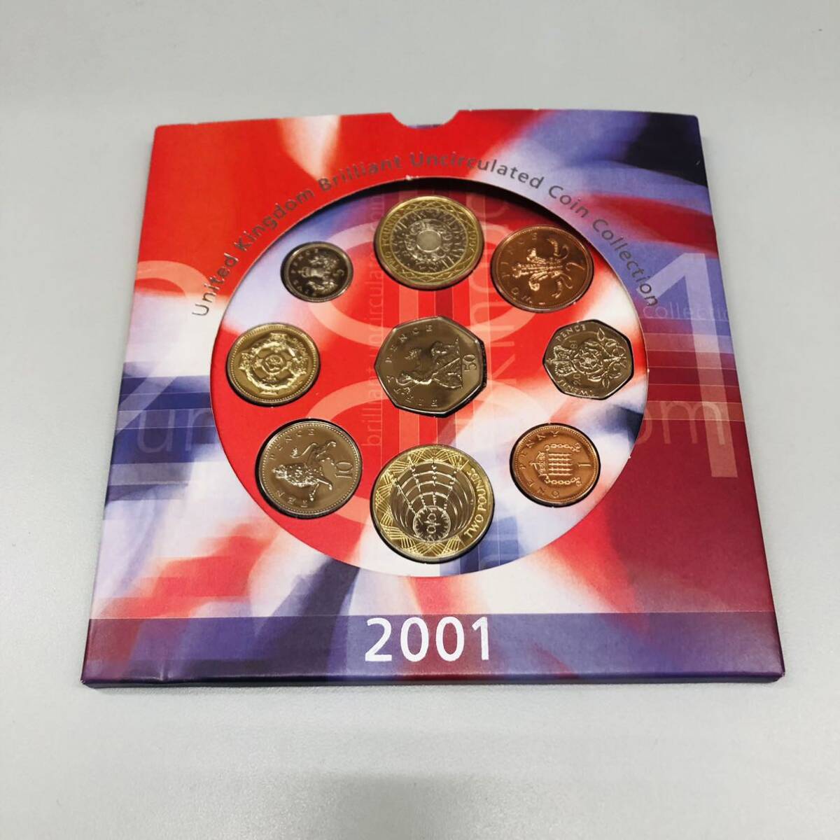 お買い得 イギリス ロイヤルミント ミントセット 2001年 2002年 2004年 3点セット 記念硬貨 コインセット 世界のコイン コレクションの画像2
