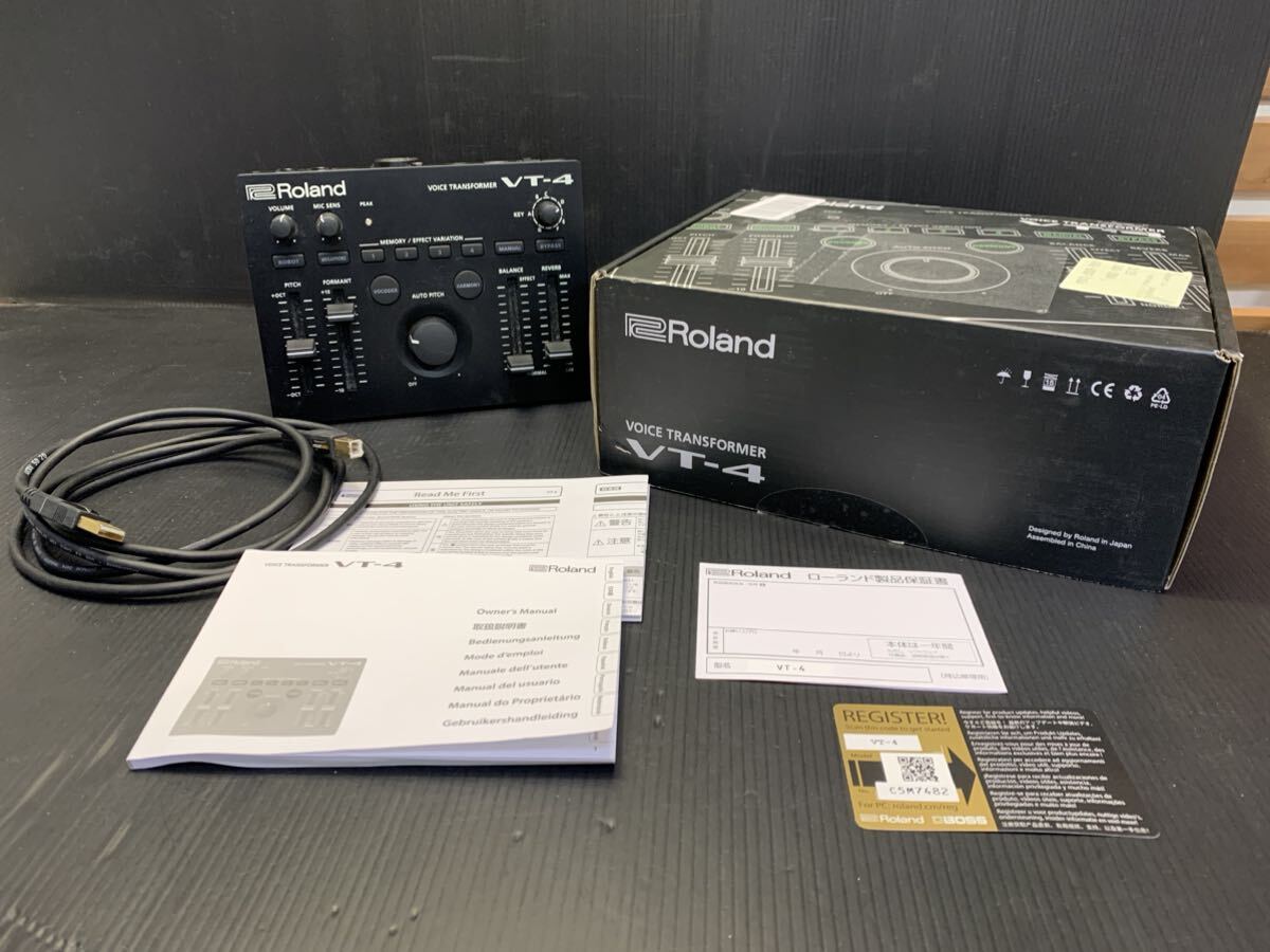  recommended beautiful goods Roland VT-4 Voice Transformer voice Transformer ROLAND effector operation verification settled 