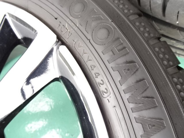 FIT フィット RS ホンダ純正 アルミホイール タイヤ付き 185/55R16 PCD100/4H YOKOHAMA ヨコハマ BluEarth-GT 2022年製造の画像5