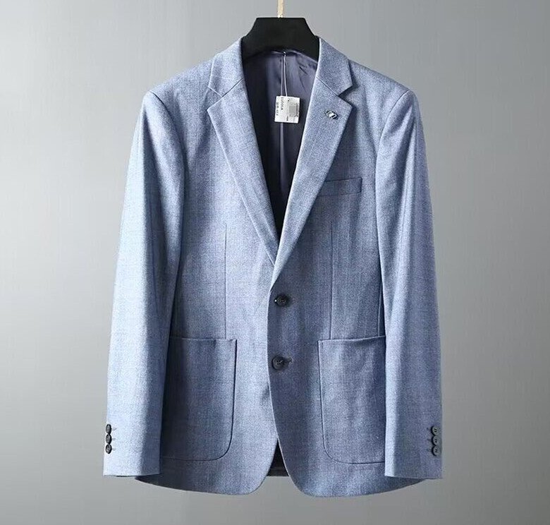 B35093【新品未使用】春物 XL 春夏の紳士 テーラードジャケット 美麗品の画像1
