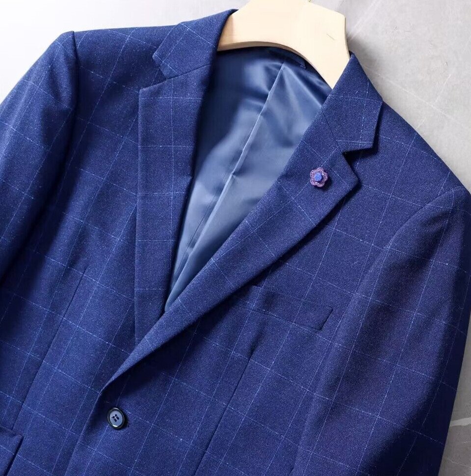B35062【新品未使用】春物 XL 春夏の紳士 テーラードジャケット 美麗品_画像2