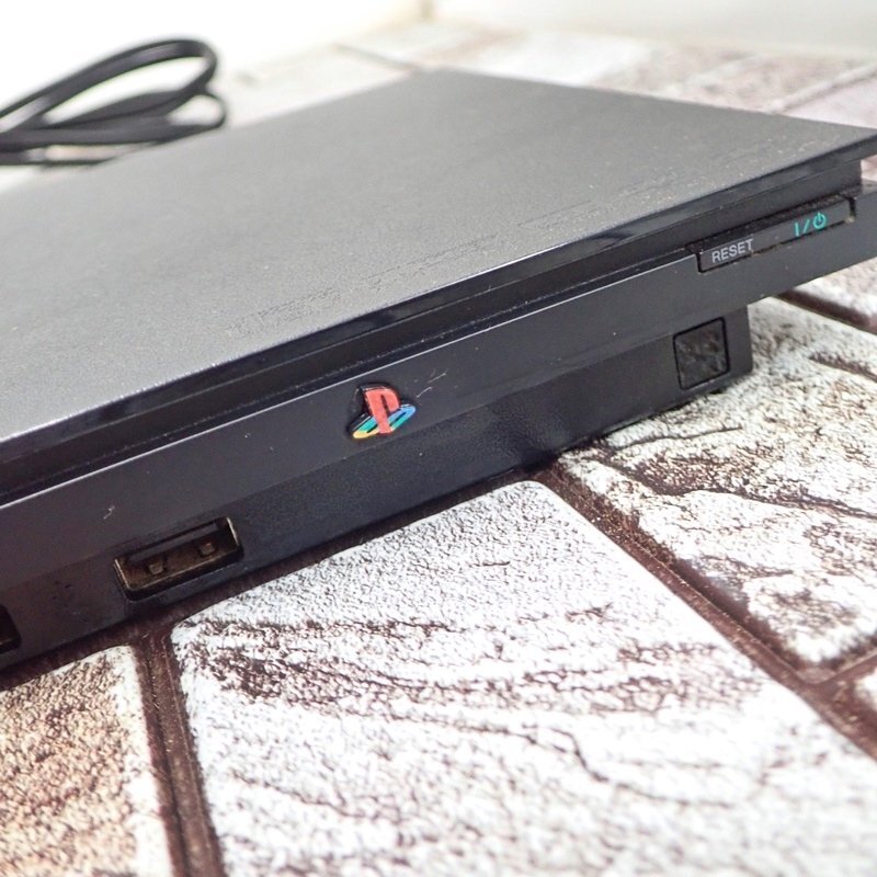 ソニー PlayStation2 本体 SCPH-90000 ブラック 薄型 通電チェック済 SONY 1円スタートの画像6