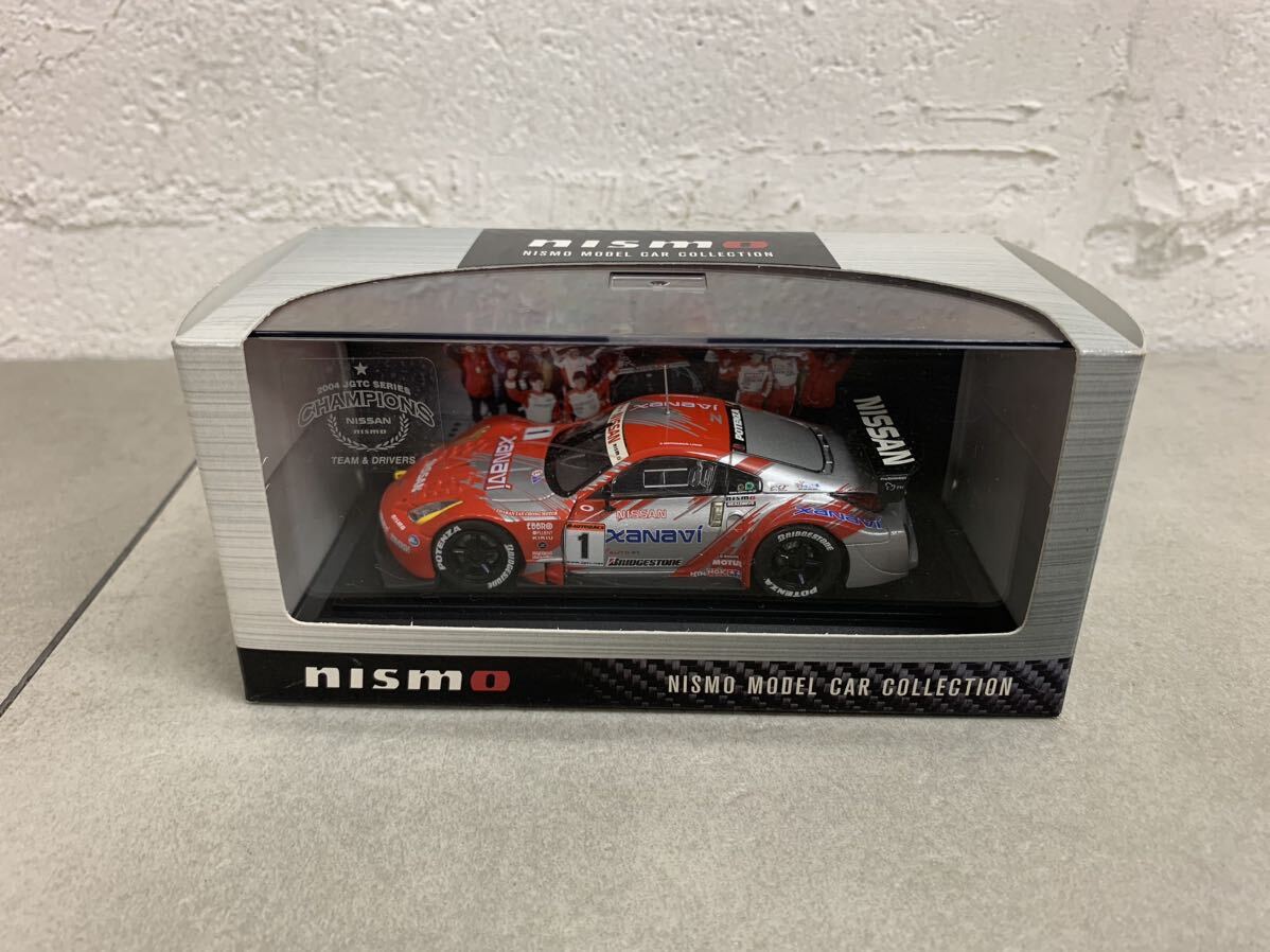 r0420-10★ミニカー NISSAN 日産 JGTC 2004 XANAVI NISMO Z Malaysia レーシングカー モータースポーツ 1/43スケール NISMO EBBROの画像1