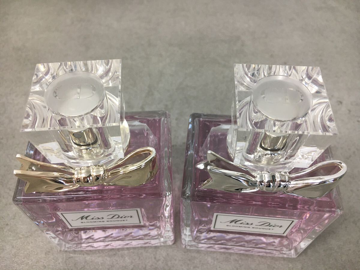 n0415-08★ 未使用 オードトワレ Dior Miss ディオール ブルーミングブーケ 香水 100ml 2点セットの画像6