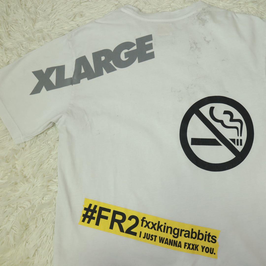 【超希少◎入手困難】FR2 × XLARGE コラボ 半袖Tシャツ デカロゴ L_画像8