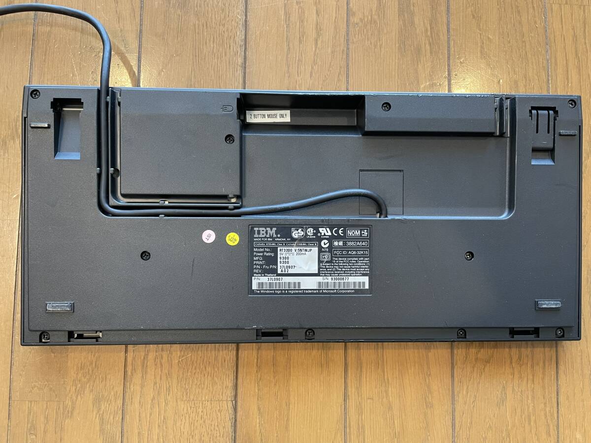 IBM PS/2キーボード　RT3200 【トラックポイント装備】_画像5