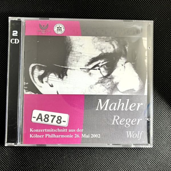【自主制作】マーラー：交響曲第2番、レーガー、ヴォルフ：声楽作品集　　　2枚組　-A878-　CD_画像1