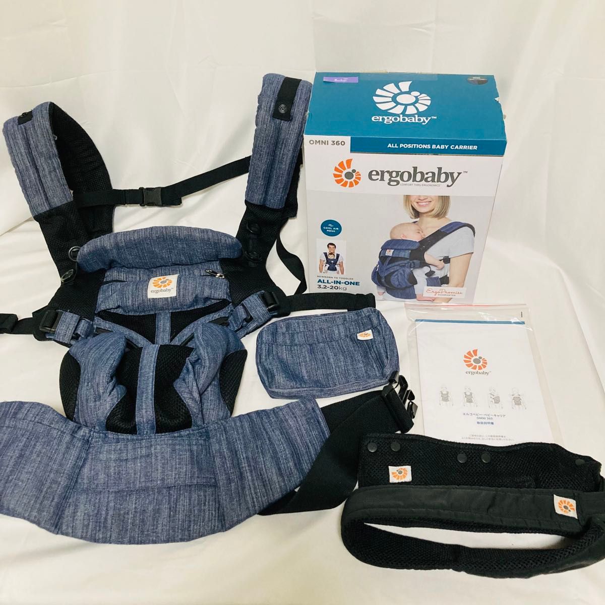 専用 美品】エルゴベビー オムニクールエアOMNI360 抱っこ紐 グレー 専用 美品】エルゴベビー オムニクールエアOMNI360 抱っこ紐 グレー