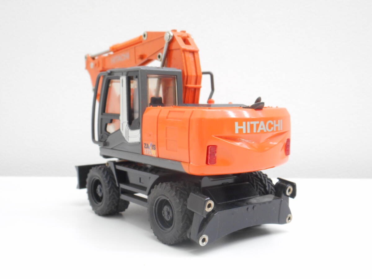 模型祭 日立 ZAXIS 170W ホイール式油圧ショベル 1/50スケール 日立建機トレーディング株式会社 長期保管品 劣化ありの画像4