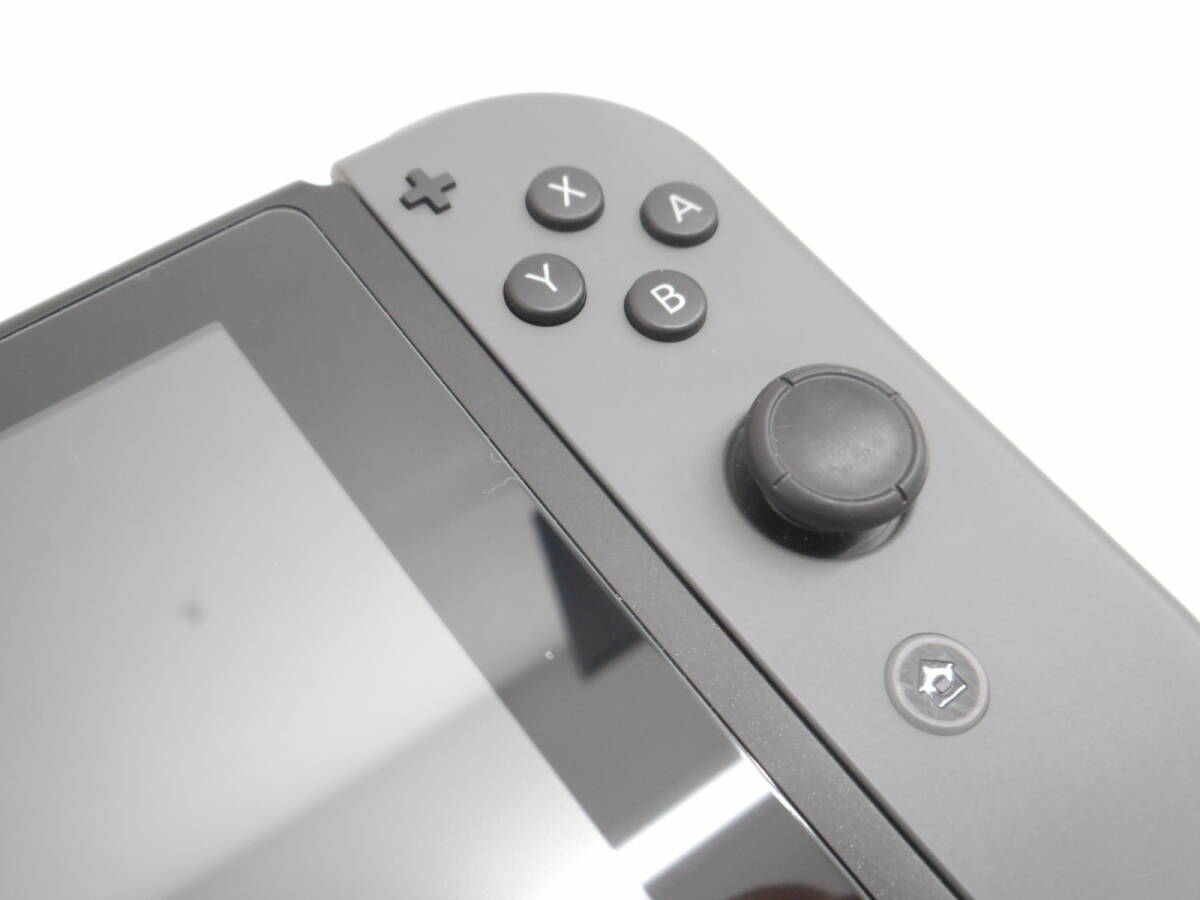 ゲーム祭 ニンテンドースイッチ 本体とアダプター HAC-001 2020 Nintendo Switch グレー 任天堂 稼働品の画像6