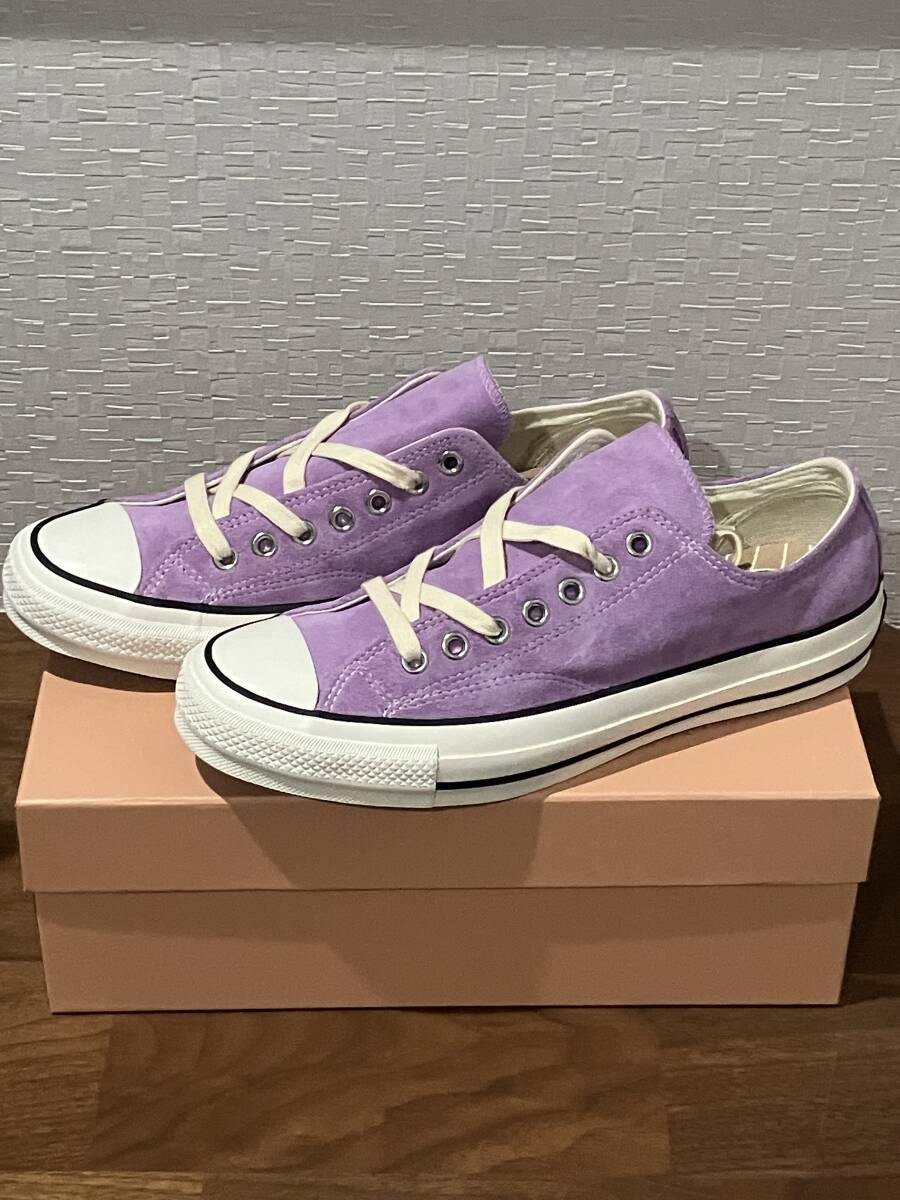 CONVERSE ADDICT CHUCK TAYLOR SUEDE OX LILAC 26.5cm US8 コンバースアディクト チャックテイラー