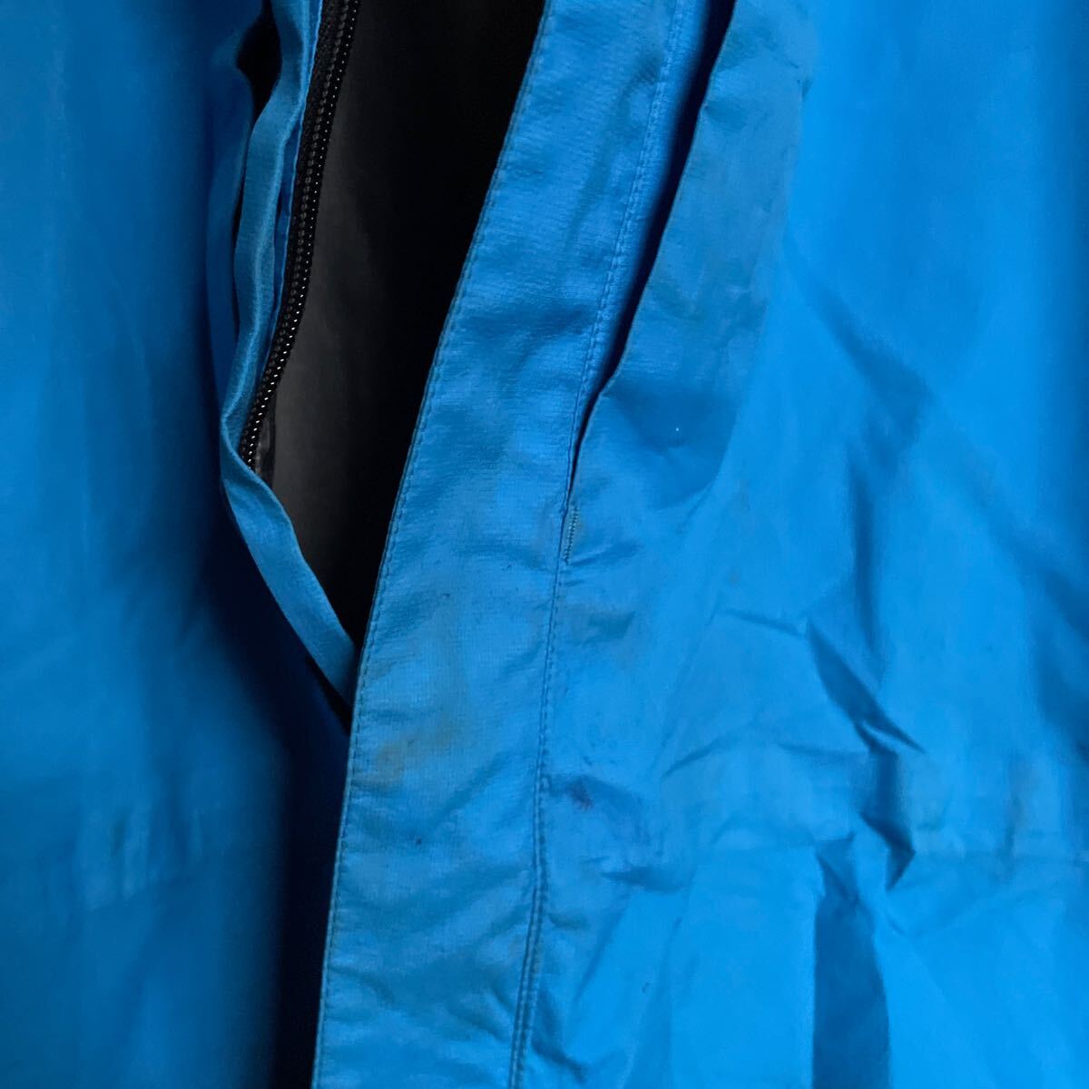 THE NORTH FACE ノースフェイス レインウェア ジャケット パンツ GORE-TEX ブルー Lサイズの画像3