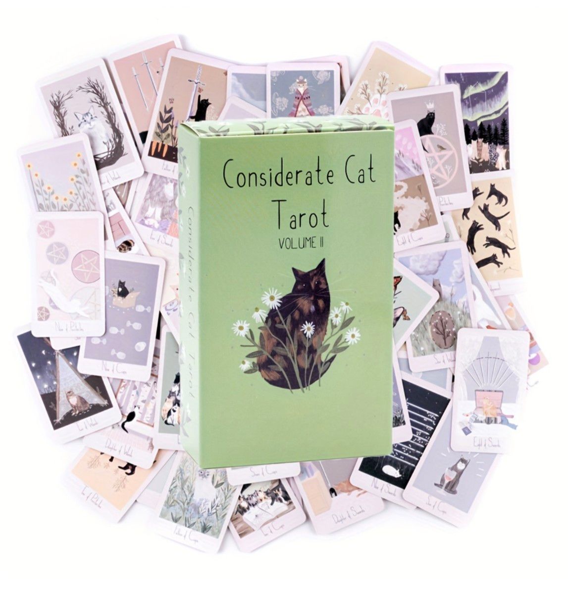 【新品未使用】マーガレットと猫のタロットカード　可愛いキャットタロットカード　Considerata cat tarot