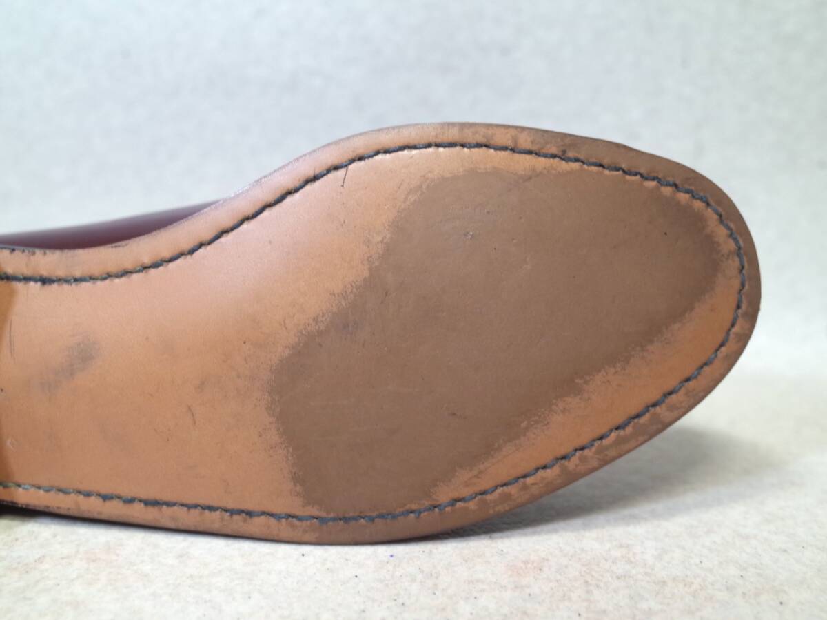 [ prompt decision price successful bid free shipping ]4137#Bob Smart/ Bob Smart #USA made Vintage /pe knee Loafer / moccasin / slip-on shoes /26.5cm#