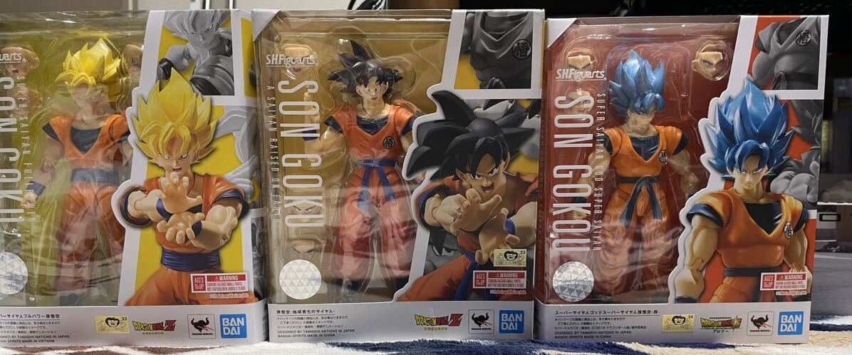 s.h.figuarts ドラゴンボール 孫悟空 セット_画像1