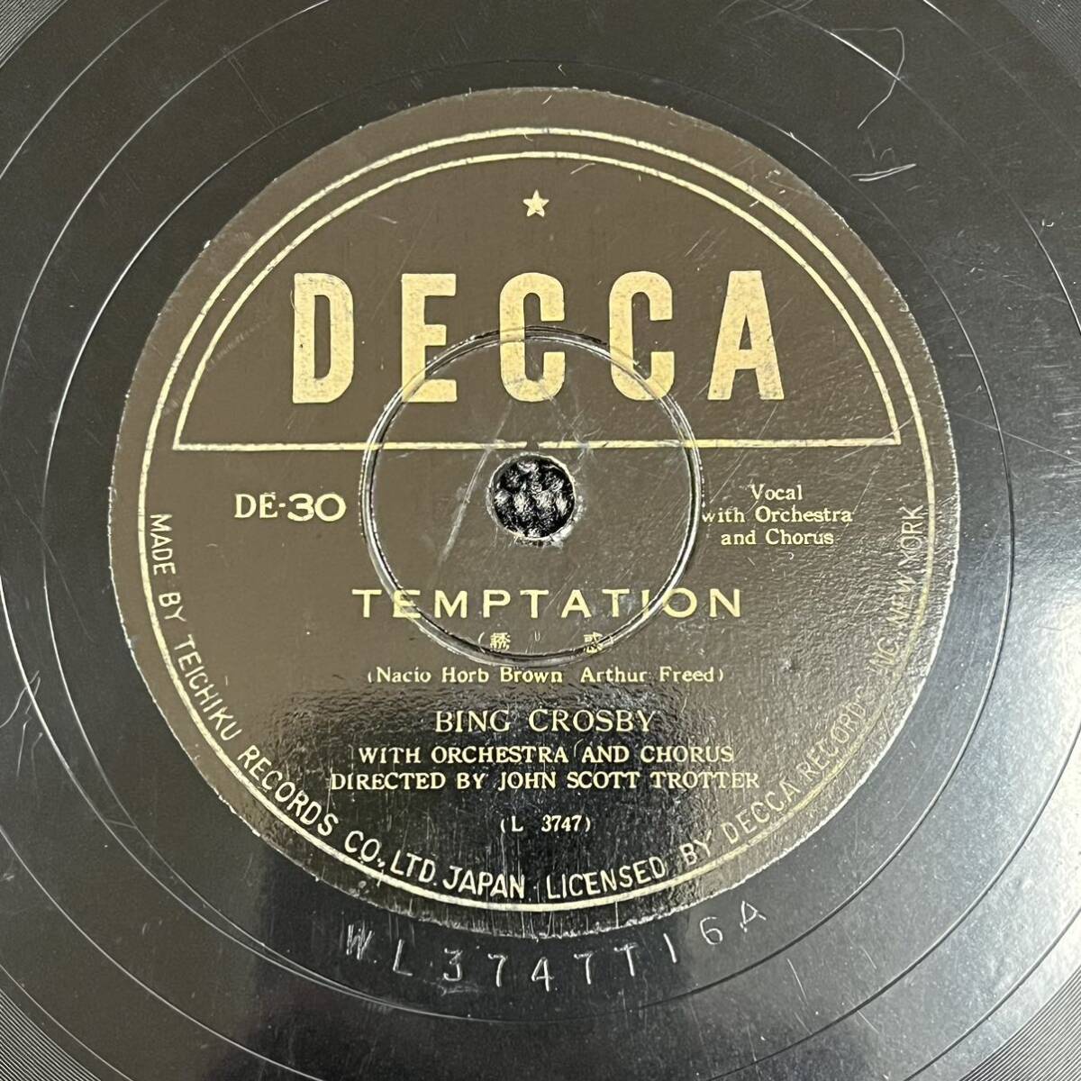SP盤 レコード / ビング・クロスビー BING. CROSBY / 九月の歌 SP盤 レコード / ビング・クロスビー BING. CROSBY / 九月の歌