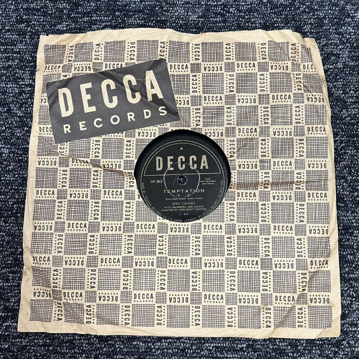 SP盤 レコード / ビング・クロスビー BING. CROSBY / 九月の歌 SP盤 レコード / ビング・クロスビー BING. CROSBY / 九月の歌