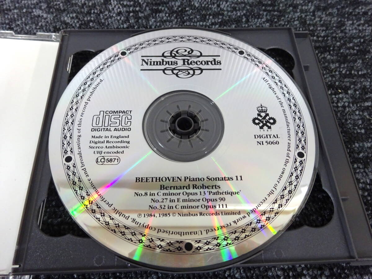 クラシック 11CD BOX / バーナード・ロバーツ ベートーヴェン :ピアノ・ソナタ全集 Beethoven :Piano Sonatas - 盤美品 UK盤 NI1774の画像8