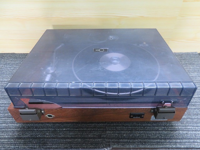 D☆MICRO ターンテーブル レコードプレーヤー MR-422 オーディオテクニカ AT15Ea 現状品の画像6