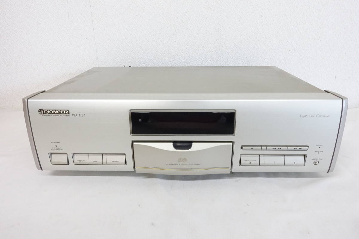 (2)PIONEER Pioneer CD player PD-TO4 electrification OK