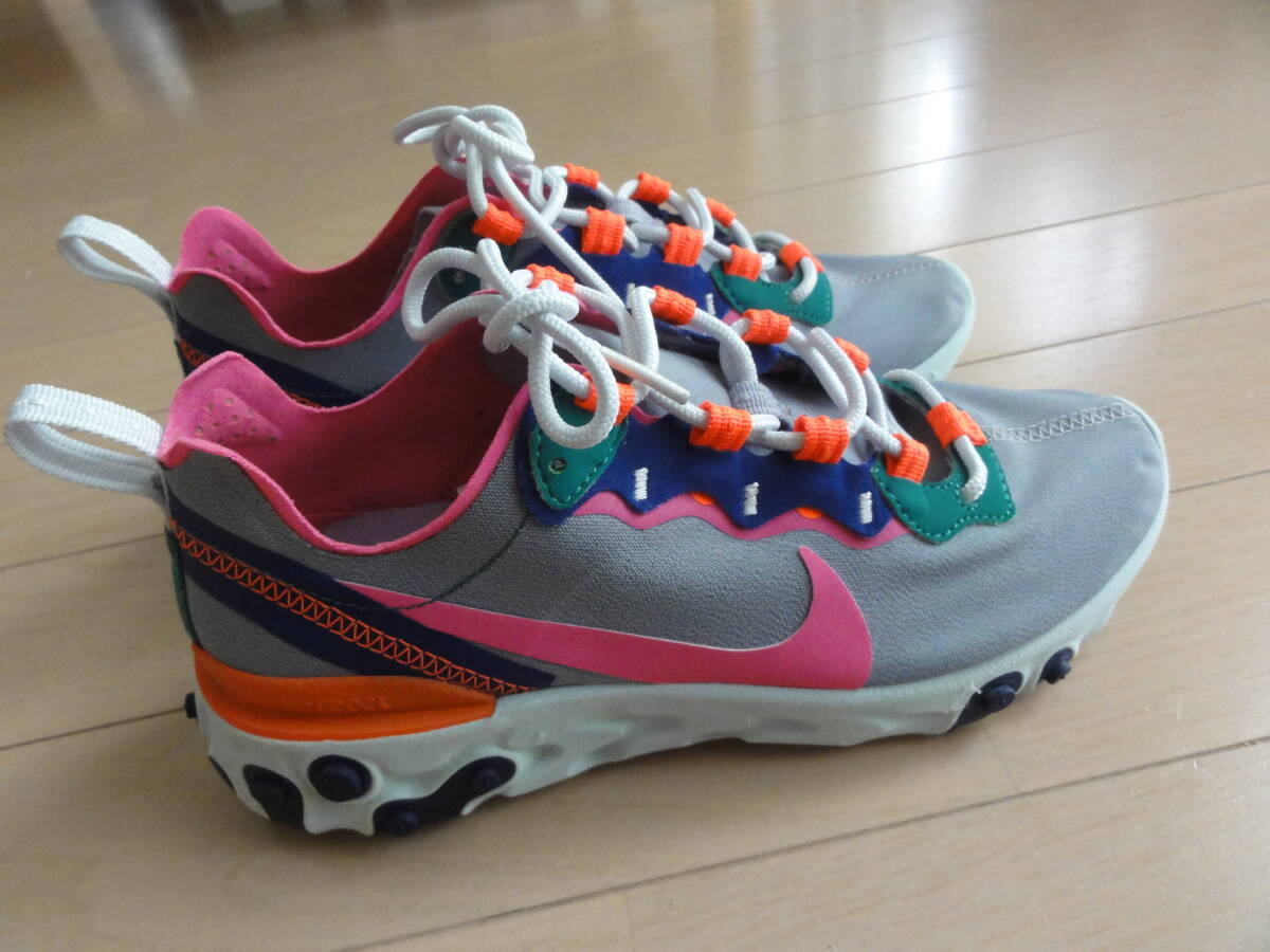 美品 NIKE REACT ELEMENT 55【SP】 ナイキ リアクトエレメント55 23cm BQ2728-006_画像2