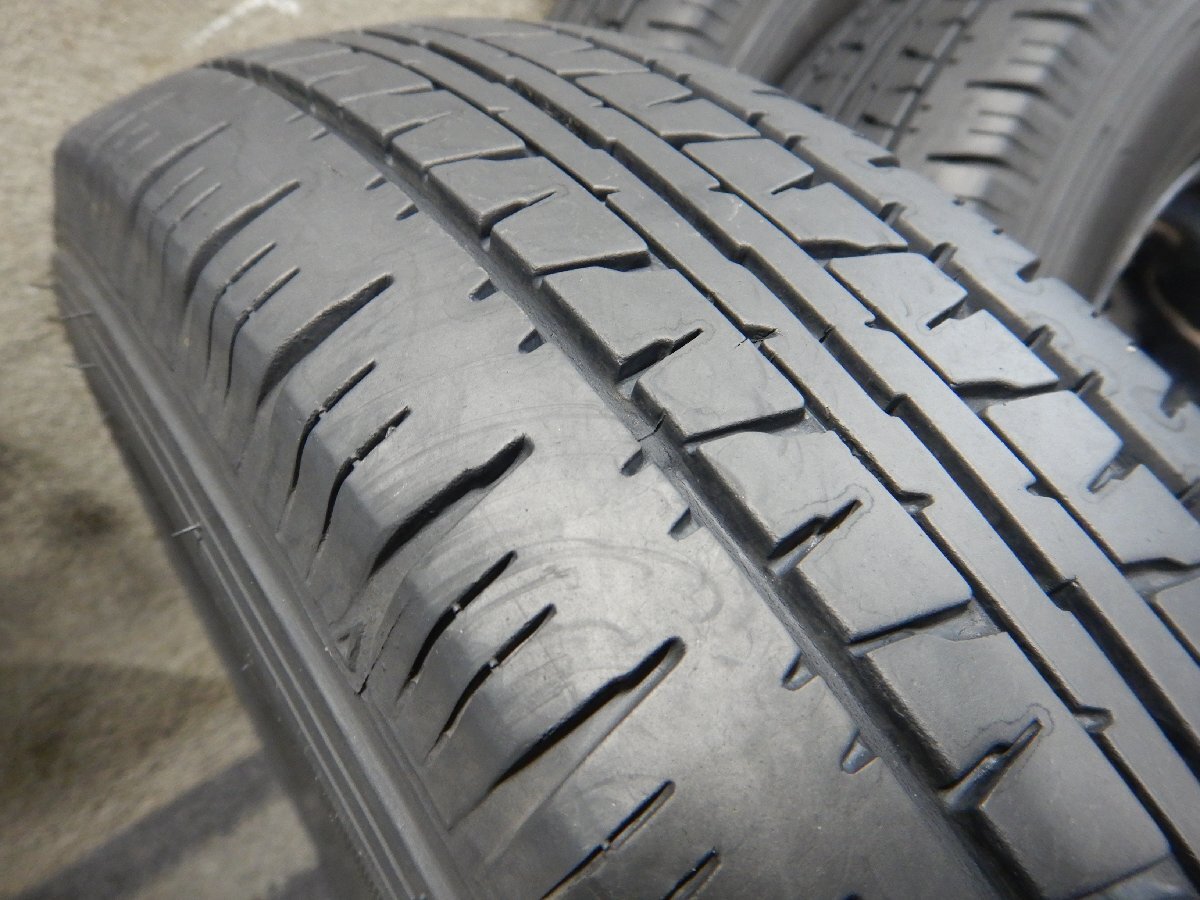 パT8748■145R12 6PR LT DUNLOP ENASAVE VAN01 スチール 3.5J 4H マルチ 2020年 夏タイヤ★条件付送料無料★軽トラ 軽バン_画像10