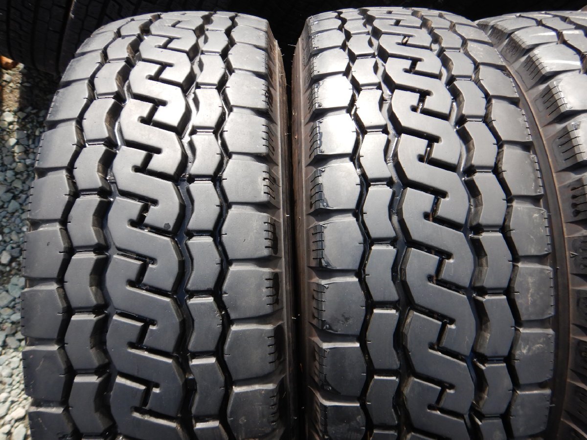 6本価格★パT8119■225/70R16 117/115L LT BRIDGESTONE ECOPIA M812 2022年 ミックス★条件付送料無料★地山 トラック バリ山 イボ付き！の画像2