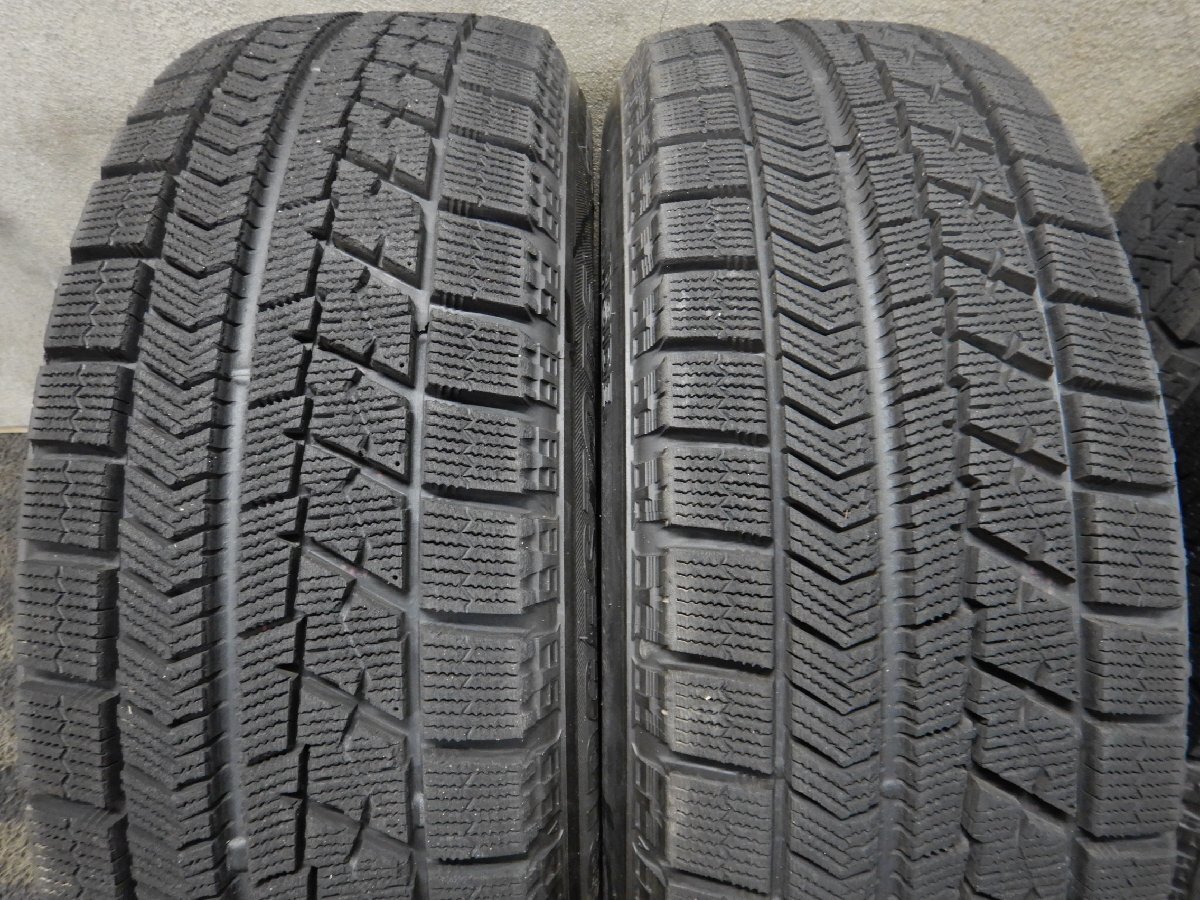 J2T7004■195/65R15 BRIDGESTONE BLIZZAK VRX Weds 6J 5H PCD100 スタッドレス★条件付送料無料★バリ溝 平面座 プリウス 9分山_画像9