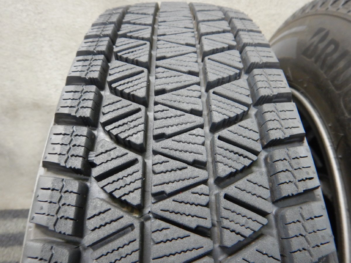 J4T7952■175/80R16 BRIDGESTONE BLIZZAK DM-V3 社外ホイール 5.5J 5H PCD139.7★条件付送料無料★2020年 超バリ溝 9分山以上 ジムニー_画像9