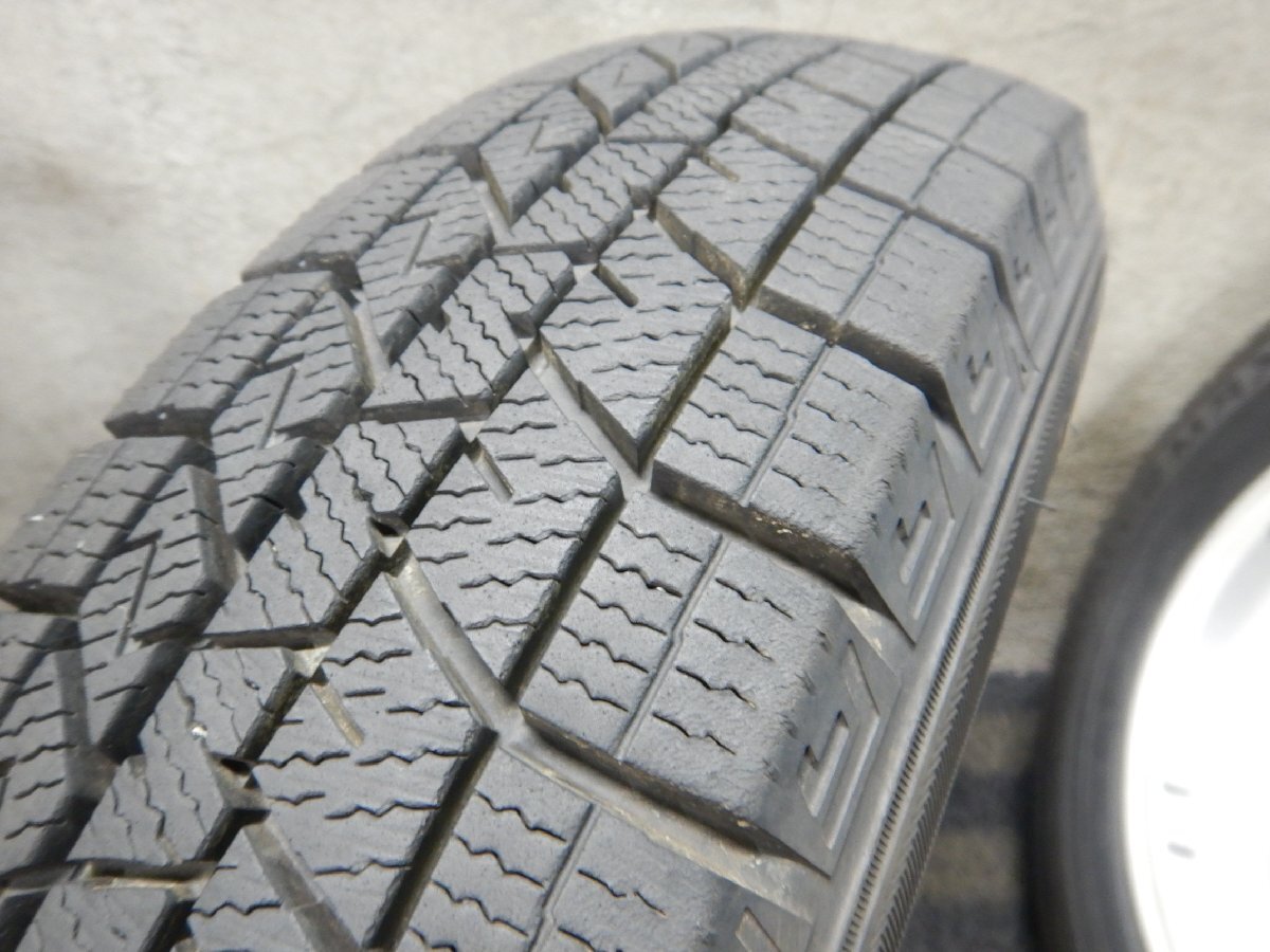 J6T8017■145/80R13 DUNLOP WINTERMAXX 03 社外 4J 4H PCD100★条件付送料無料★20年 バリ溝 スタッドレス タント エッセ アルト N-BOX_画像10